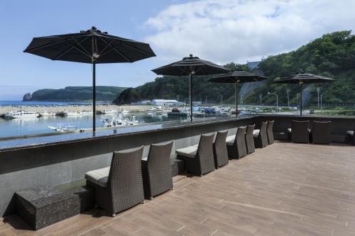 流氷テラス（夏頃）