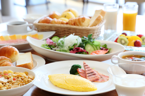 朝食：和洋ブッフェ（イメージ）