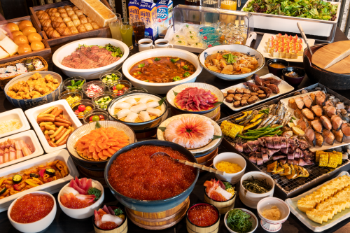 朝食バイキング（一例）