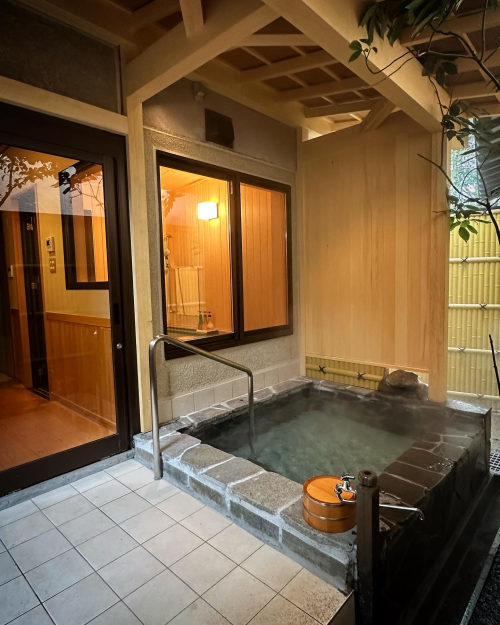 【井筒】客室露天風呂