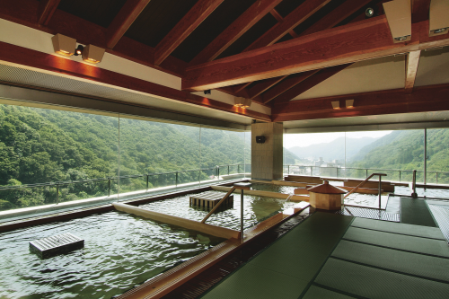 大浴場「展望ひのき癒しの湯」