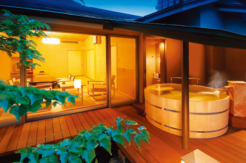 客室露天風呂（一例）