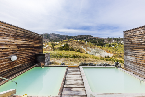 露天風呂（春頃）