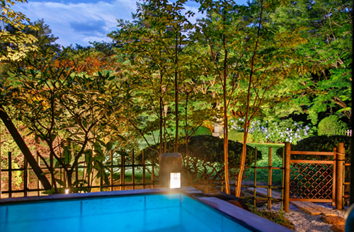 客室露天風呂（一例）