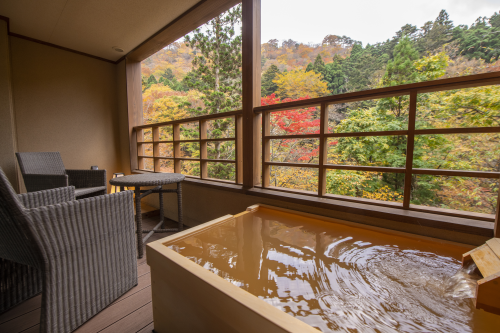 客室露天風呂（一例）