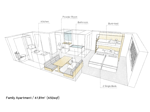 客室・間取り（一例）