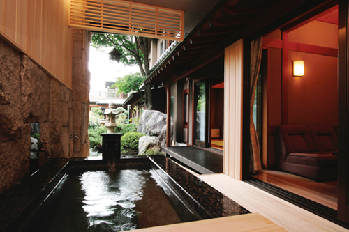 客室露天風呂（一例）