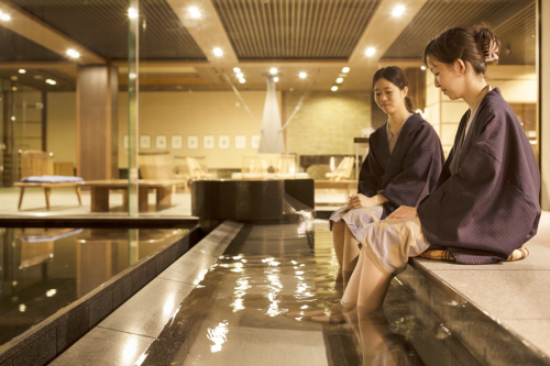 足湯テラス（イメージ）