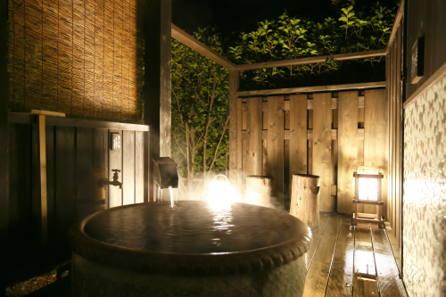 客室露天風呂（一例）