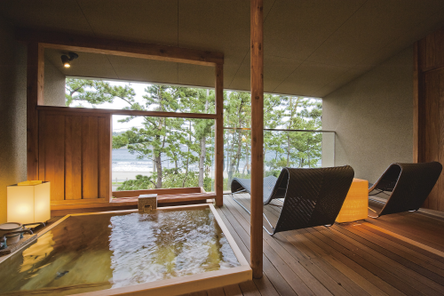 客室露天風呂（一例）