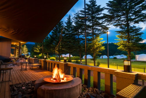 焚き火デッキ（イメージ）