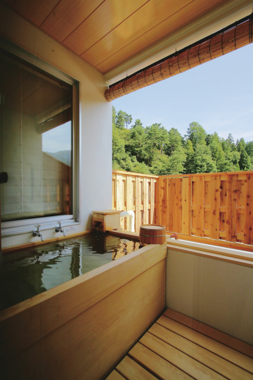 客室露天風呂（一例）