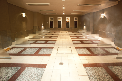 岩盤浴室「稀石洞」