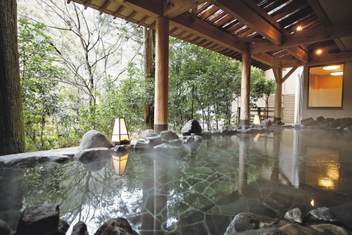 渓流野天風呂「鶴仙」