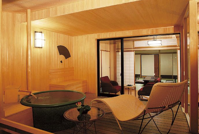 客室露天風呂（一例）