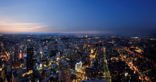 お部屋からの夕景（イメージ）