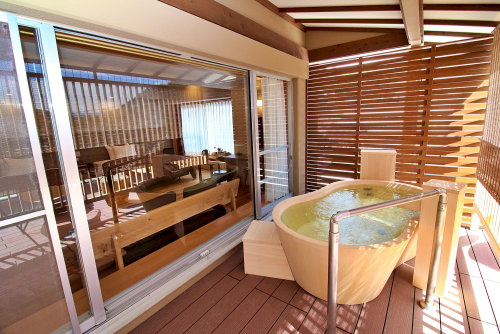 客室露天風呂（一例）