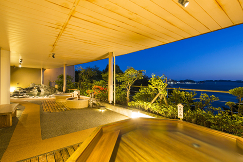 「風見の湯」露天風呂