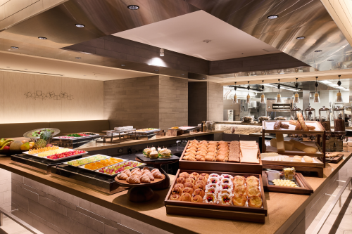 朝食ハーフビュッフェスタイル（イメージ）