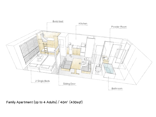 客室・間取り（一例）