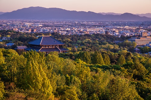 屋上からの夕景