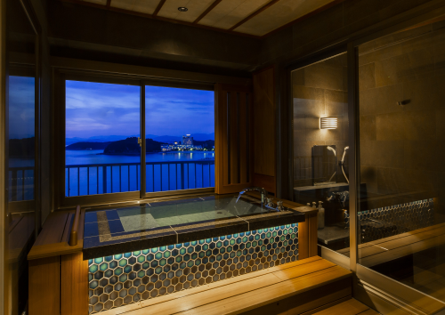 客室半露天風呂（一例）
