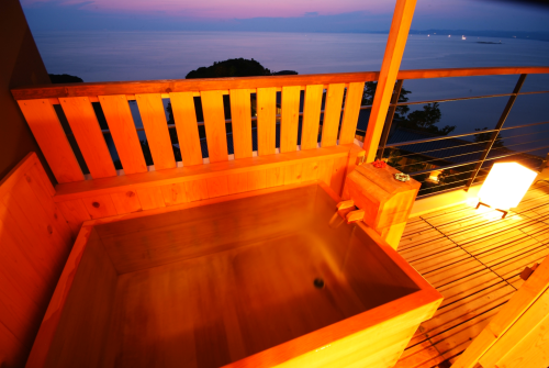 客室露天風呂（一例）