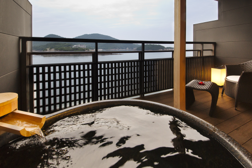 客室露天風呂（一例）