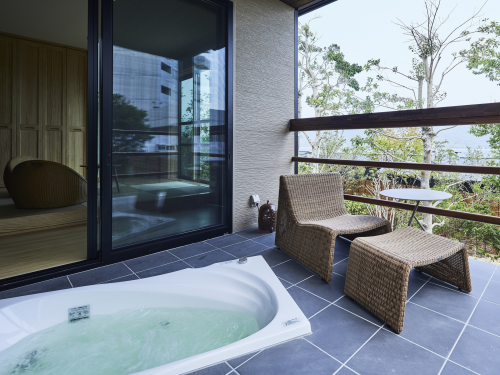 客室露天風呂（一例）