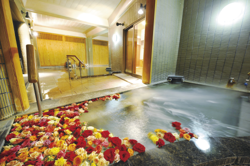 湖上露天風呂「夕陽」(イメージ)