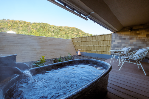 客室露天風呂（一例）