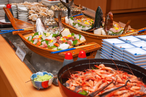 夕食ビュッフェ（一例・イメージ）