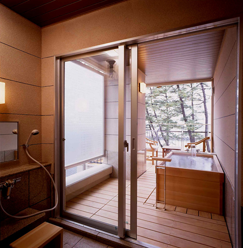 客室露天風呂（一例）