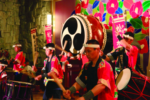 水軍太鼓ショー（イメージ）※休演日あり