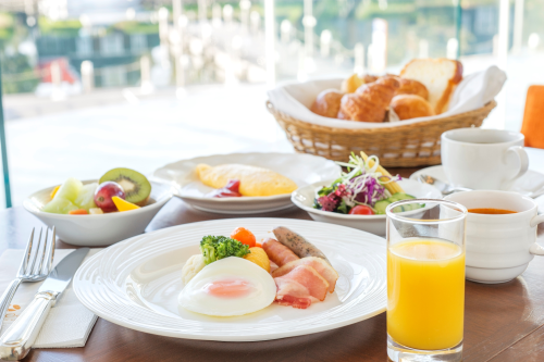 朝食バイキング（盛り付けイメージ）
