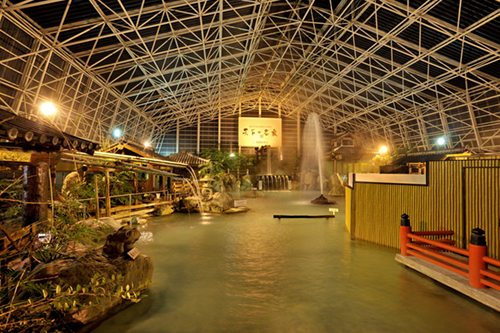 硫黄谷庭園大浴場